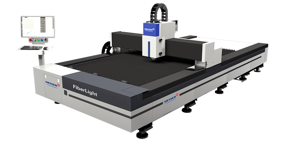 Máquina de corte a laser de fibra FiberLight Série A da Messer