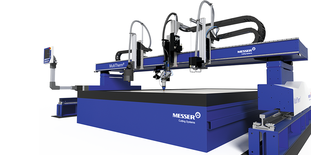 Máquina multiprocesso MultiTherm com plasma, oxicorte, marcação e furação